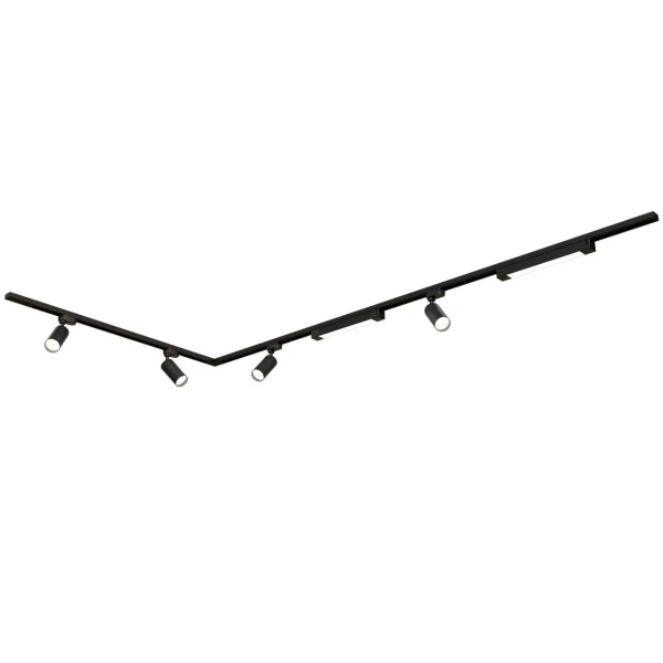Комплект трекового освітлення (люстра) OLEDIM Set-12L 1+2x4+2 чорний