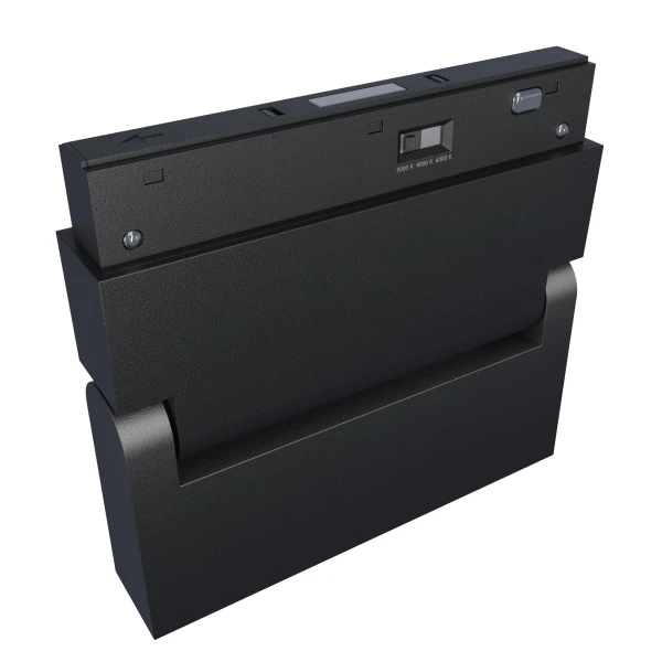 Магнитный трековый светильник поворотный черный OLEDIM OL110A 6W 3000K