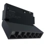 Магнитный трековый светильник поворотный черный OLEDIM OL110A 6W 3000K