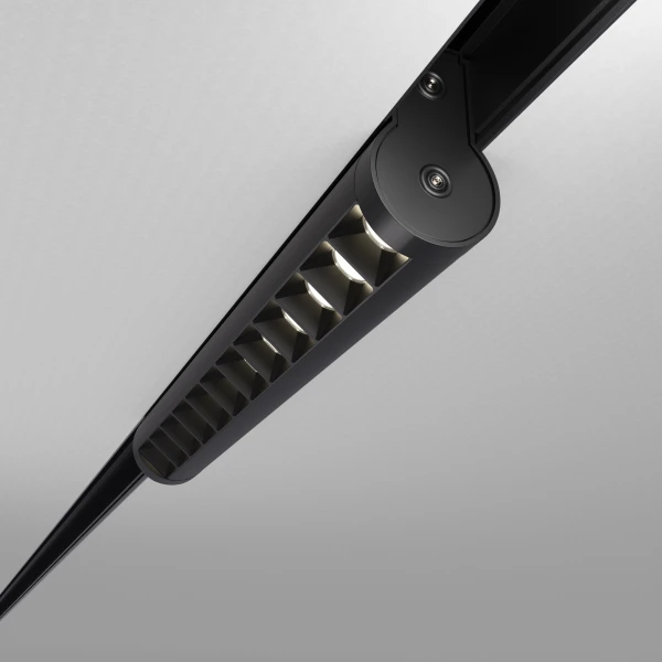 Магнитный трековый светильник поворотный черный OLEDIM OL225A 12W 3ССT (3000K, 4000K, 6000K)