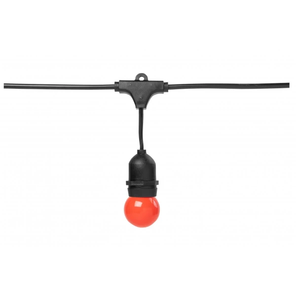 Садова гірлянда GTV 10м, AC220-240V, 50-60Hz, 10xE27, 2x0,75мм