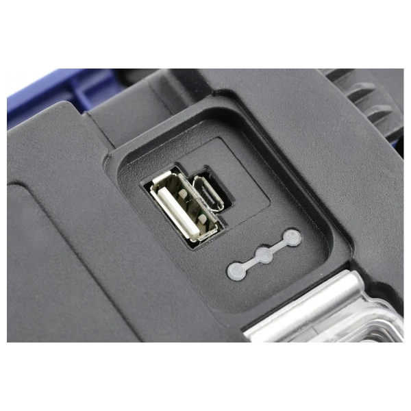 Прожектор з акумулятором GTV ONYX power bank 10W, IP54, 120°, 6400K, синій (LD-OXCX10W-64)