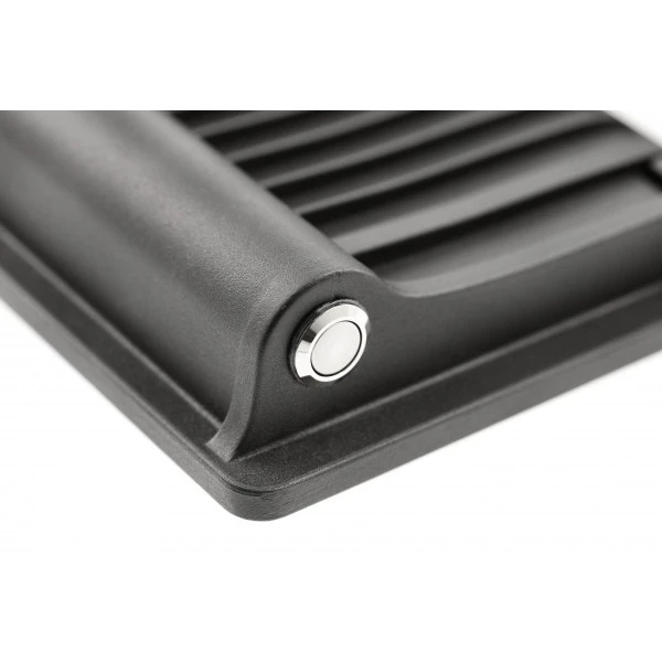 Прожектор GTV LUMOS II, датчик руху, сонячна панель, 2000Lm, 2x2600mAh, 6400K, IP65, зарядний, чорний (LD-LUMOSII-3000-64)