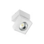 Світильник GTV LED BIANCO, 15W, IP20, 4000K, 104х101х101, квадрат, білий, з нахилом (LD-BNC15WKB-NB)