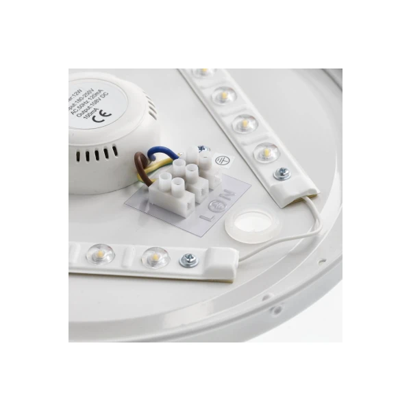 Стельовий світильник GTV ASTRA LED, Ø255мм, 4000К, 12W, 960Lm, AC220-240В, 50/60Гц, PF>0,5, IP54