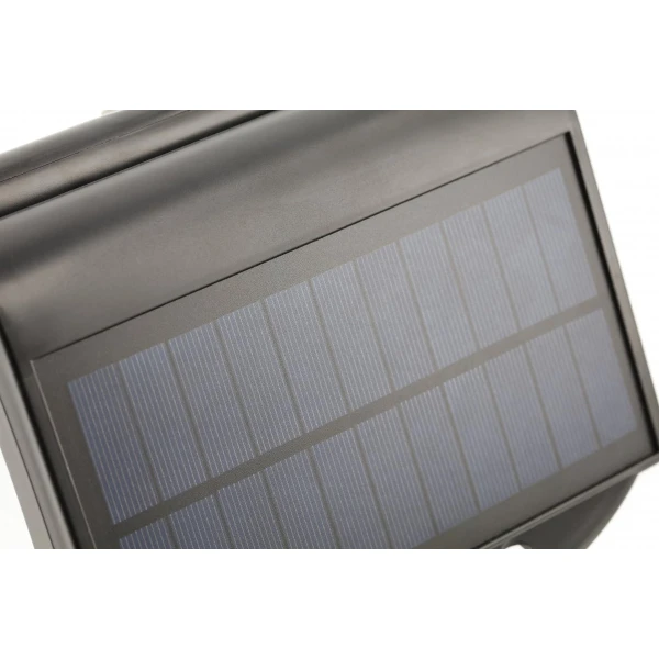 Прожектор GTV RAMOS, солнечная панель, датчик движения/сумерек, 50W, IP44, 6400K, чёрный (LD-RAMOS50W-CW-10)