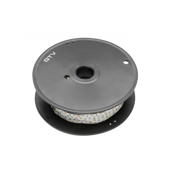 LED Стрічка GTV Flash 3528, 300 LED, 6500К, 24W/5м, ІР20, 8мм, 50м, 12V
