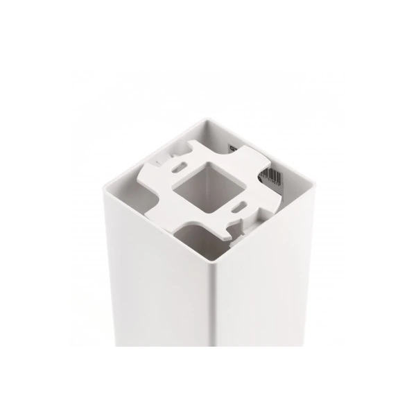 Світильник GTV RESTO, 80x80x125mm, IP20, max.20W, квадрат, білий (пластик) (OS-RST8080KW1-10)