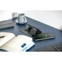 Мебельная розетка AVARO PLUS, 1хSHUKO, USB A+C, индукционное зарядное устройство 5 Вт, кабель 1.5 м, черный