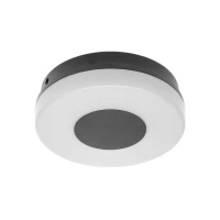 Світлодіодний світильник GTV TWIST, 10W, 750Lm, 175-250AC, Ra>80, IP65, IK08, 4000K, круглий, чорний