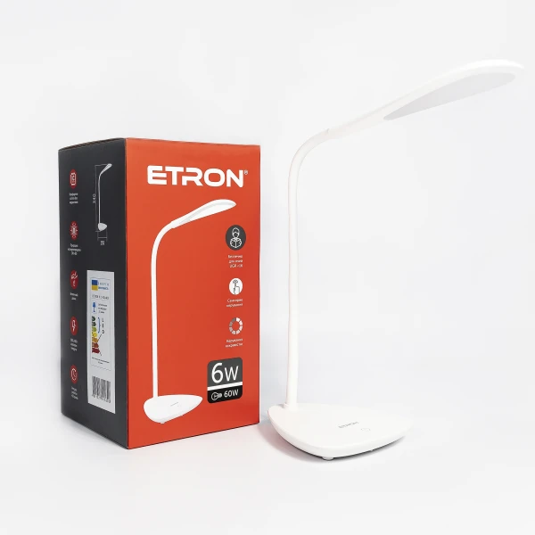 Лампа настільна світлодіодна ETRON Drop 1-EDL-403 6W 4200K