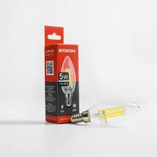 Лампа світлодіодна ETRON Filament Power 1-EFP-128 C37 E14 5W 4200К