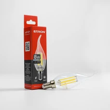Лампа світлодіодна ETRON Filament Power 1-EFP-129 C37 tailed E14 8W 3000K