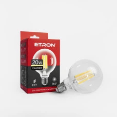 LED лампа ETRON Filament 1-EFP-171 G95 E27 20W 3000K
