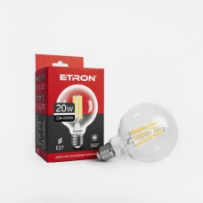 LED лампа ETRON Filament 1-EFP-172 G95 E27 20W 4200K