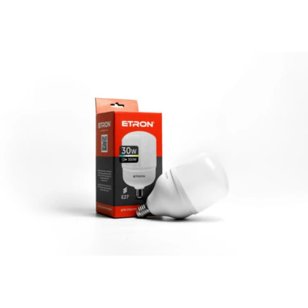 Лампа світлодіодна ETRON High Power 1-EHP-303 T100 30W 6500K 220V E27