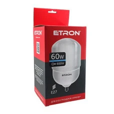 Лампа світлодіодна ETRON High Power 1-EHP-306 T160 60W 6500K 220V E27