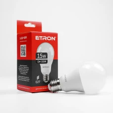 Лампа світлодіодна ETRON Light Power 1-ELP-004 A65 15W 4200K E27