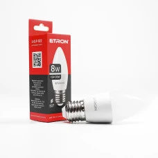 Лампа світлодіодна ETRON Light Power 1-ELP-022 C37 8W 4200K 220V E27