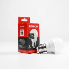 Лампа світлодіодна ETRON Light Power 1-ELP-045 G45 6W 3000K 220V E27