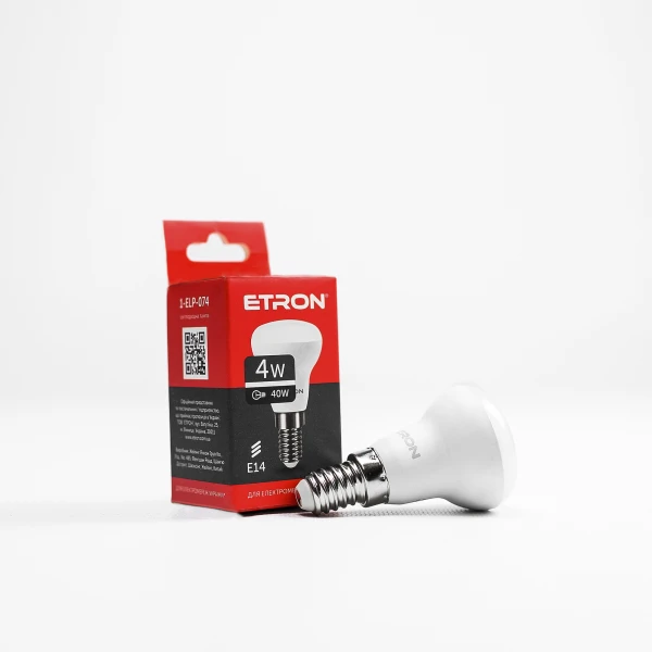 Лампа светодиодная ETRON Light Power 1-ELP-074 R39 4W 4200K 220V E14