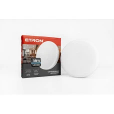 Светодиодный накладной/врезной светильник Etron 18W 5000К IP20 универсальный монтаж