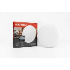 Светодиодный накладной/врезной светильник Etron 26W 5000К IP20 универсальный монтаж