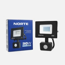 Прожектор NORTE Spotlight 30W 6500К з датчиком руху