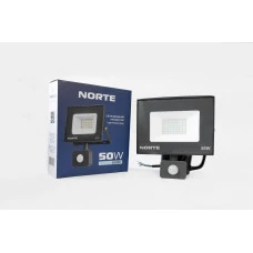 Прожектор NORTE Spotlight 50W 6500К з датчиком руху