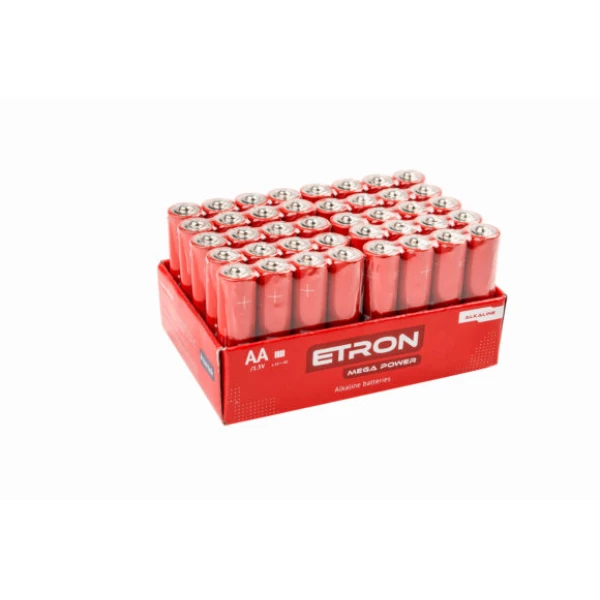 Батарейки комплект ETRON Mega Power AA (LR6) 40 шт.