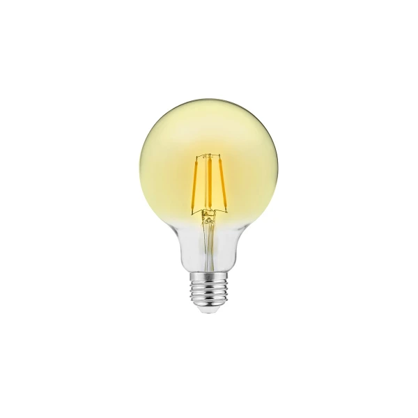 Лампа GTV LED 4W FILAMENT VINTAGE, G95, 3000K, E27 (LD-G95FV4-30)