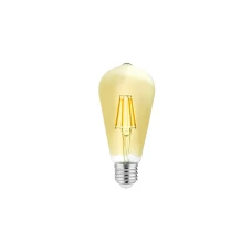 Лампа GTV LED 4W FILAMENT VINTAGE, ST64, 3000K, E27 (LD-ST64FV4-30)