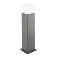 Світильник садовий GTV LARGO-P 50, E27, MAX.15W, IP44, стовпчик, графіт (OS-LARGP40-30)