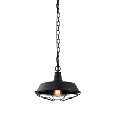 Підвісний світильник GTV decor LARS, E27, IP20, d36cm, чорний (OS-LARS2-10-DEC)