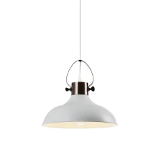 Підвісний світильник GTV decor MEES, E27, IP20, d30cm, білий (OS-MEES-00-DEC)