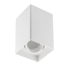 Світильник GTV RESTO, 80x80x125mm, IP20, max.20W, квадрат, білий (пластик) (OS-RST8080KW1-10)