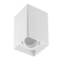 Світильник GTV RESTO, 80x80x125mm, IP20, max.20W, квадрат, білий (пластик) (OS-RST8080KW1-10)