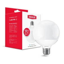 Лампа світлодіодна Maxus G95 12W 4100K 220V E27 (1-LED-792)