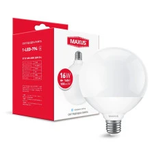 Лампа світлодіодна Maxus G110 16W 4100K 220V E27 (1-LED-794)