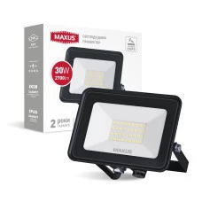 Світлодіодний прожектор MAXUS FL-04 30W, 5000K