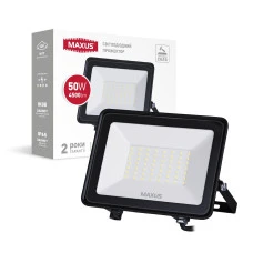 Світлодіодний прожектор MAXUS FL-04 50W, 5000K