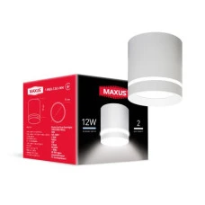 Светильник точечный светодиодный Maxus Surface Downlight 12W 4100K White