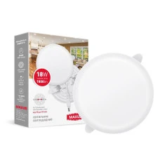 Светильник врезной светодиодный MAXUS SP Adjustable 18W 4100K Circle