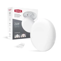 Світлодіодний світильник MAXUS SP Surface 24W 4100K Circle 1-MSP-2441-CS
