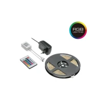 Набір LED Стрічка GTV RGB 5м 150LED 25w, контролер IR 24 keys, блок живлення 12V 25W, IP20