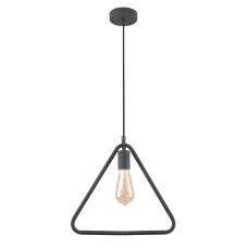 Підвісний світильник GTV decor GIJA, E27, max.40W, IP20, чорний (OS-GI-E27-10-DEC)