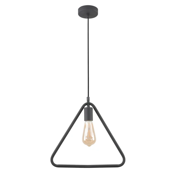 Підвісний світильник GTV decor GIJA, E27, max.40W, IP20, чорний (OS-GI-E27-10-DEC)