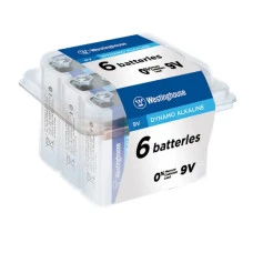 Батарейки комплект Westinghouse Dynamo Alkaline 6LR61 6 шт. (6LR61-PB6)