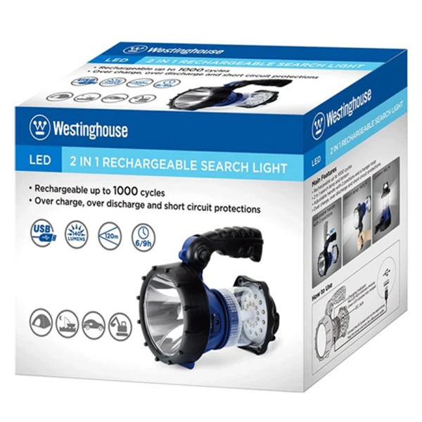 Ліхтар пошуковий Westinghouse 3W WF1504 + Мicro USB кабель в комплекті