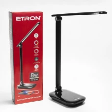 Настільна лампа 8W Black, 3000-6000K, ETRON 1-EDL-426